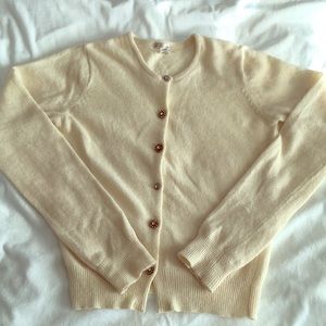 UO wool blended cardigan with embellished buttons
